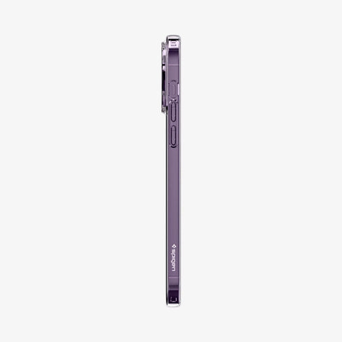 ACS04809 - iPhone 14 Pro Max Case Liquid Crystal in crystal clear showing the back